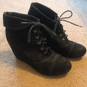 Wedge booties